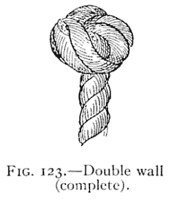 Illustration: FIG. 123.Double wall (complete).